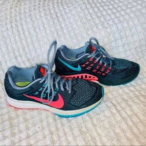 Nike Structure 18 Black Blue Pink Woman’s 8